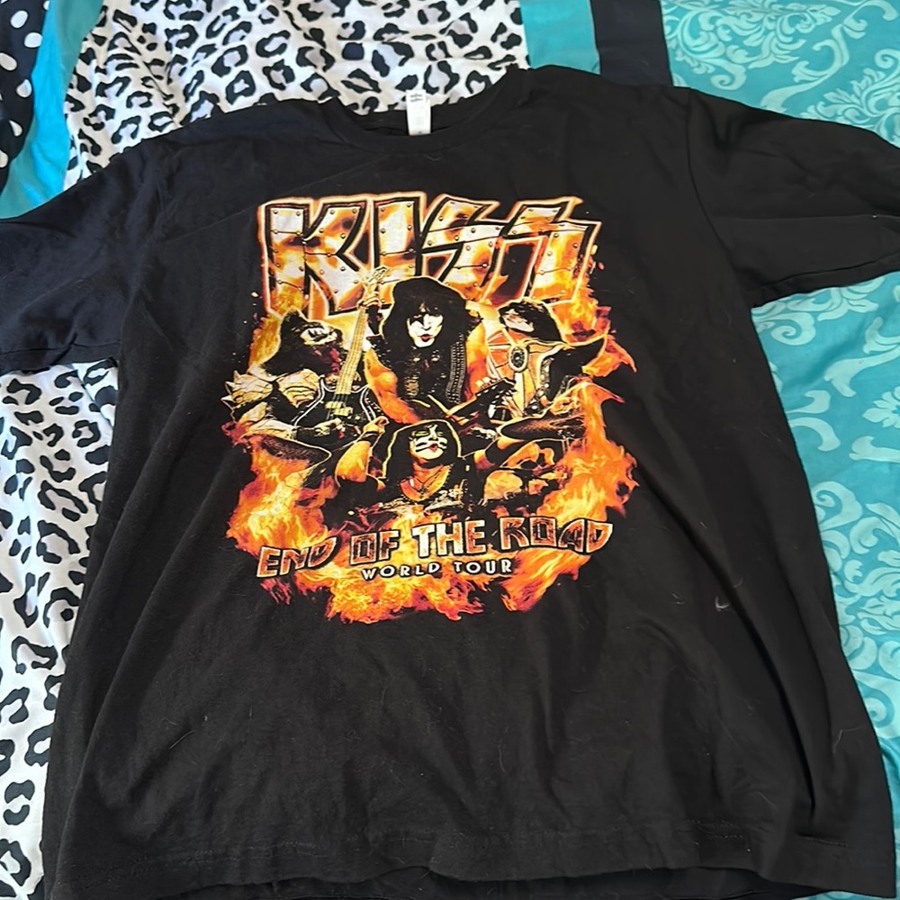 Kiss end of the world tour tee
